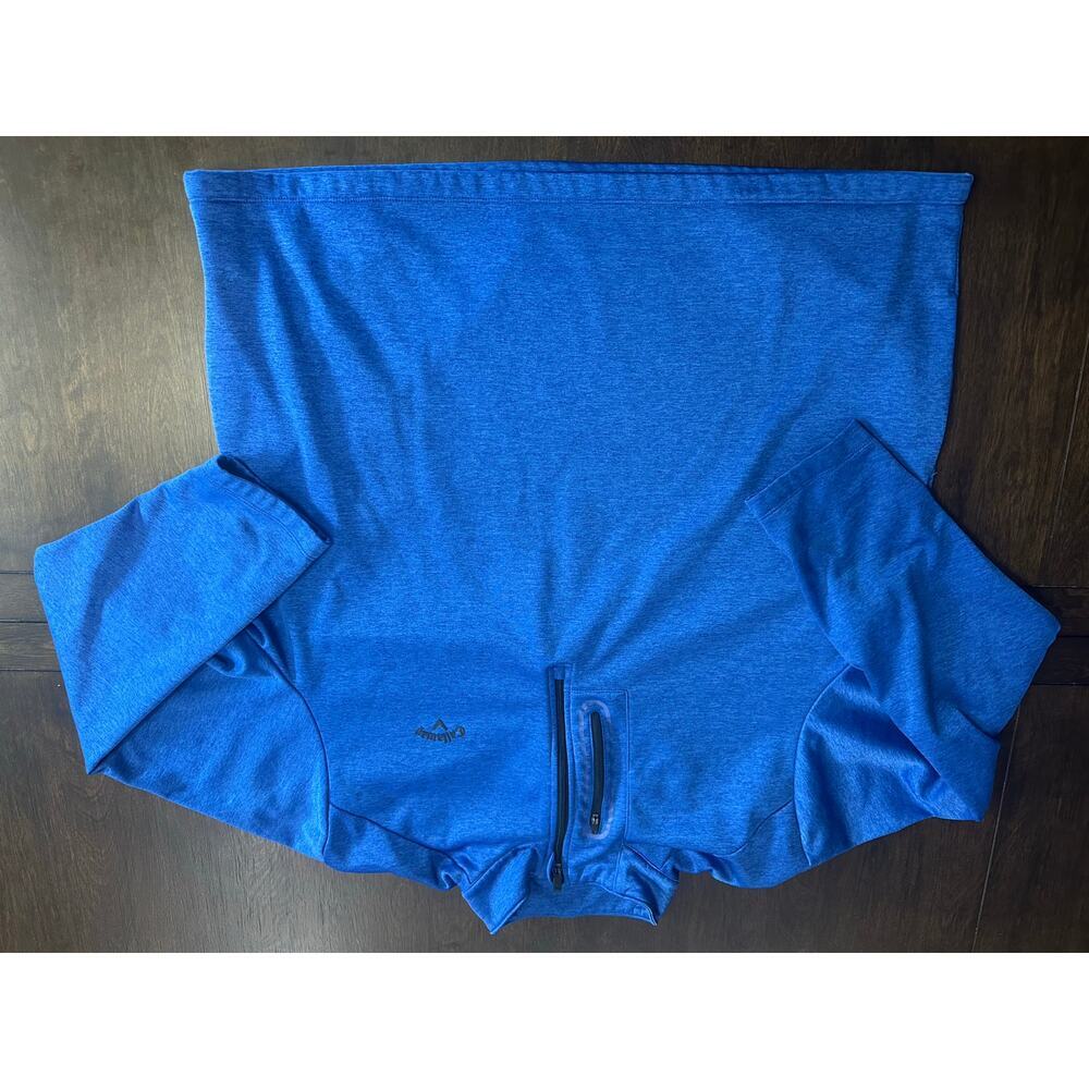 Callaway Mens XXL Blue Half ZIP Pullover